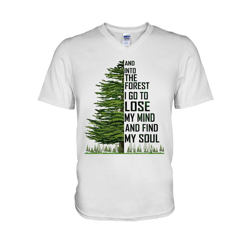 Et je m'enfonce dans la forêt - T-shirt et sweat à capuche de camping 112021