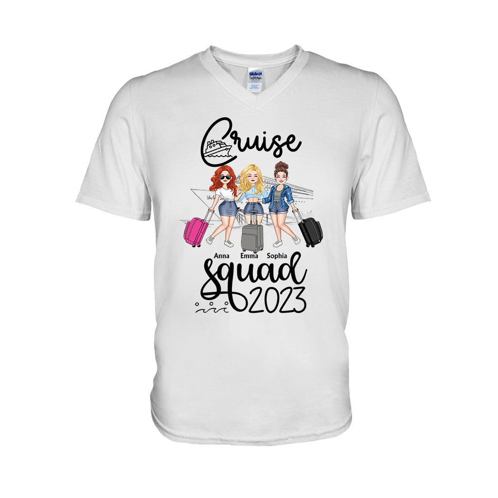 Équipe Croisière - Cadeau croisière pour amie, maman, sœur, fille - T-shirt et sweat à capuche personnalisés