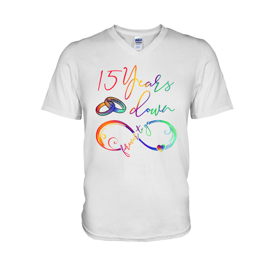 Forever To Go - Personalized Couple T-shirt and Hoodie