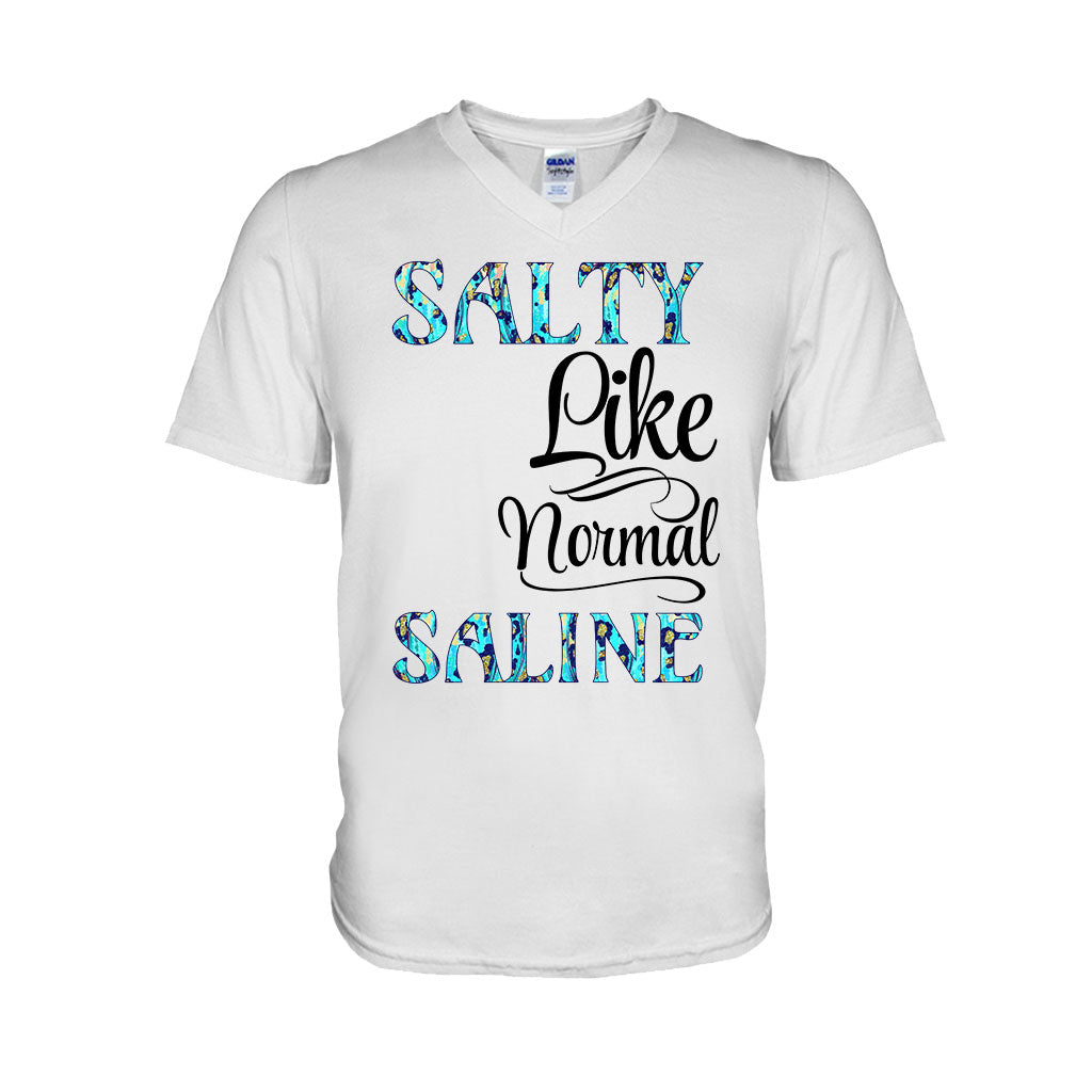 Solution saline salée - T-shirt et sweat à capuche personnalisés pour infirmières