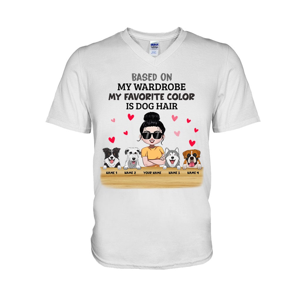 Ma couleur préférée, c'est le poil de chien - T-shirt et sweat à capuche personnalisés pour chien