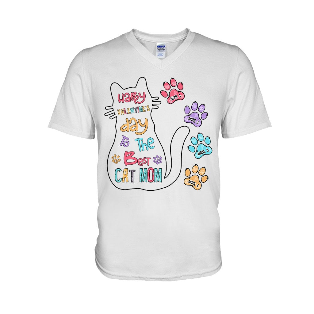 La vie de maman chat est plus belle avec des chats - T-shirt et sweat à capuche personnalisés pour chats