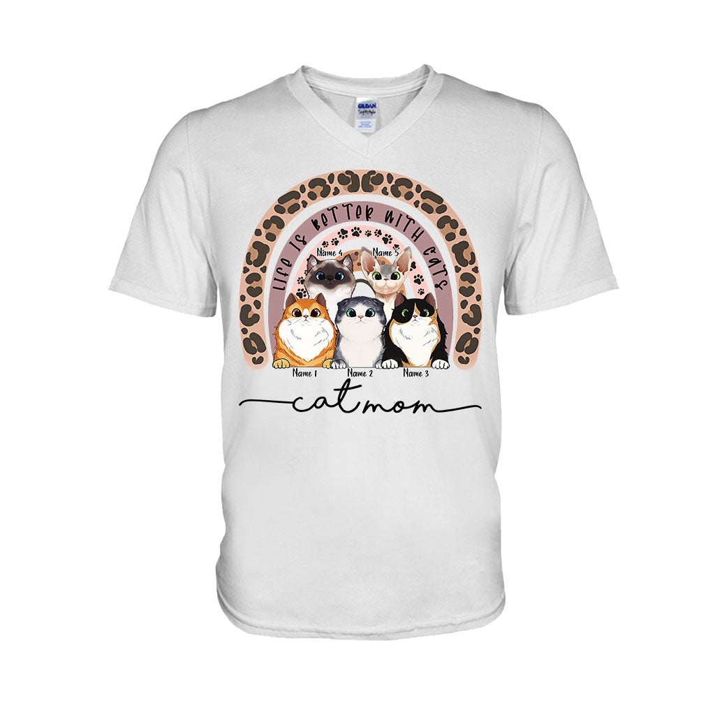 Maman Chat - T-shirt et sweat à capuche personnalisés pour chats