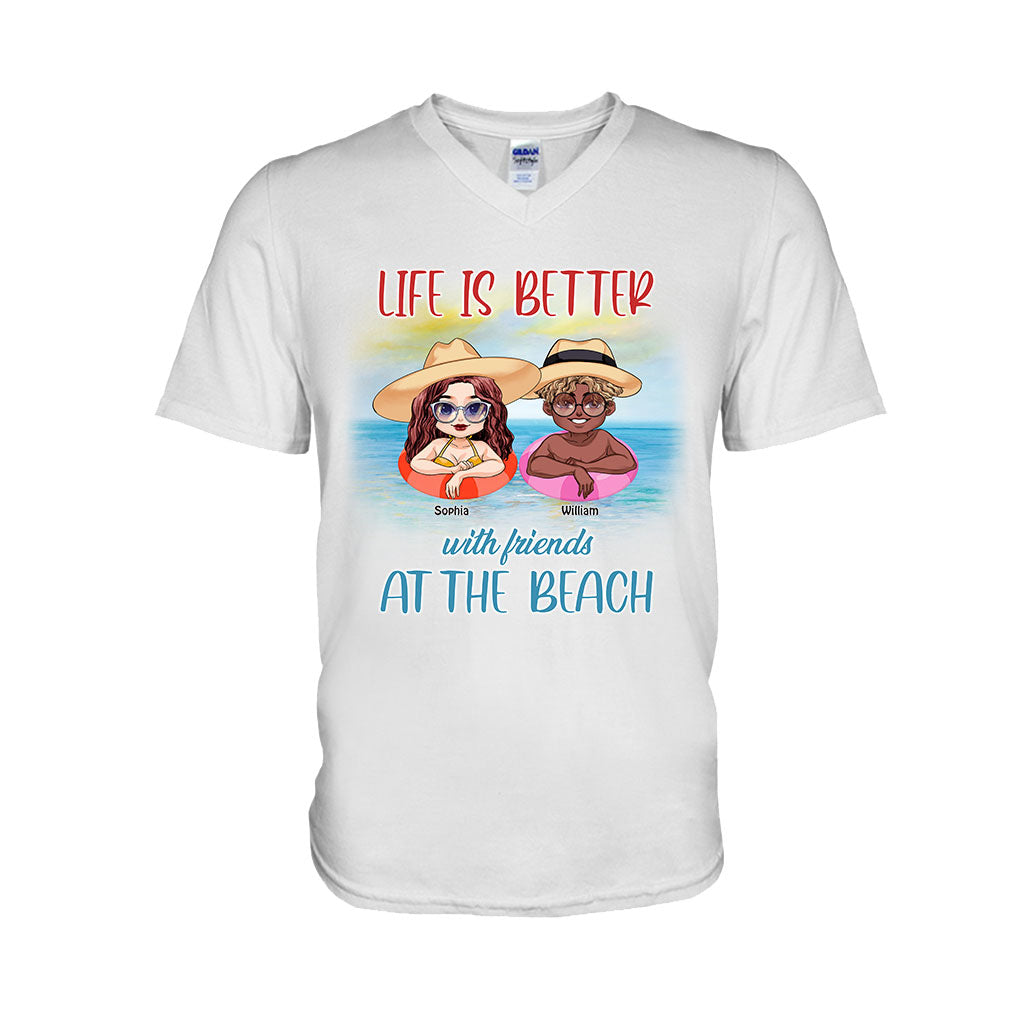 Boire sur mes plages - T-shirt et sweat à capuche personnalisés pour les amoureux de la mer