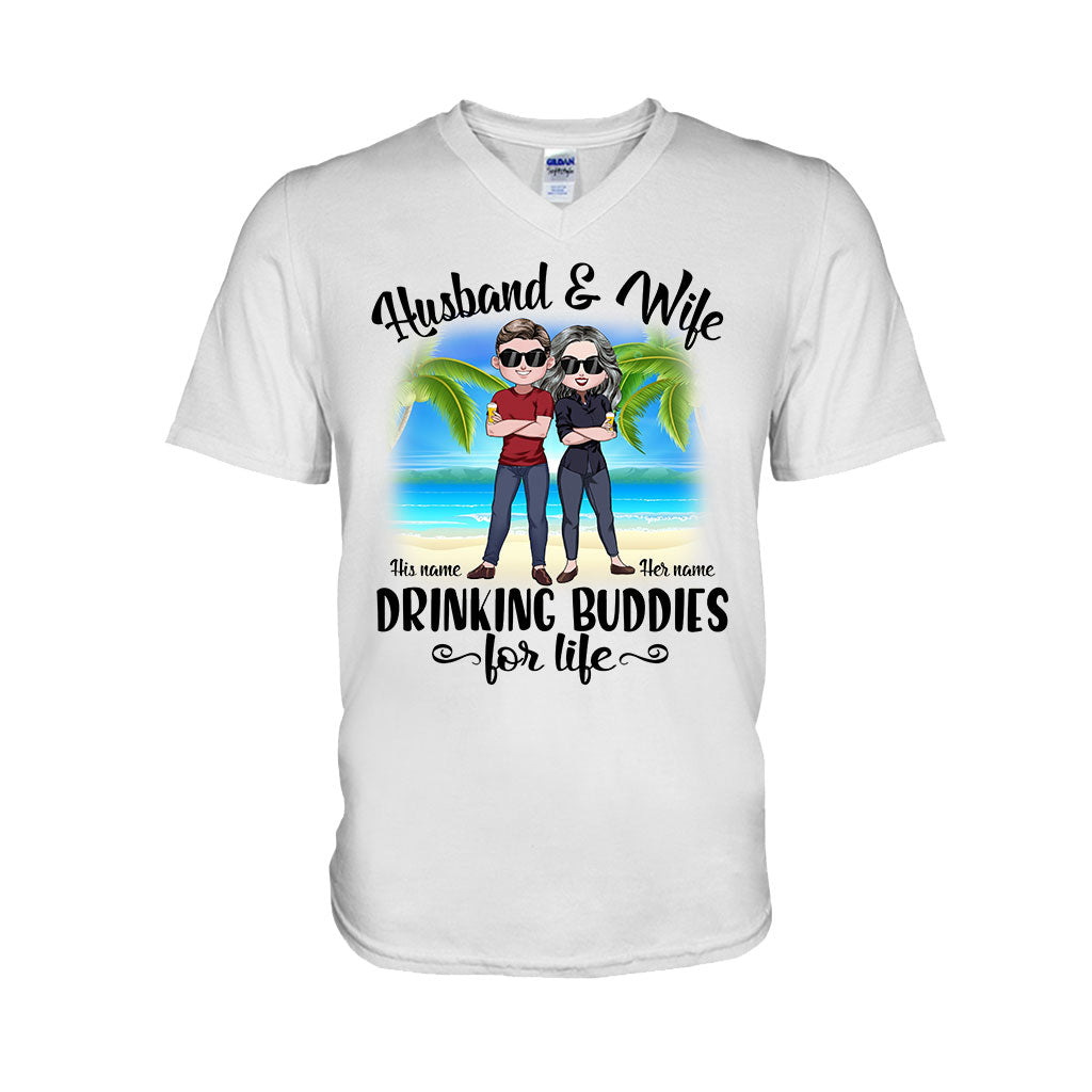 T-shirt et sweat à capuche personnalisés pour couples (mari et femme)