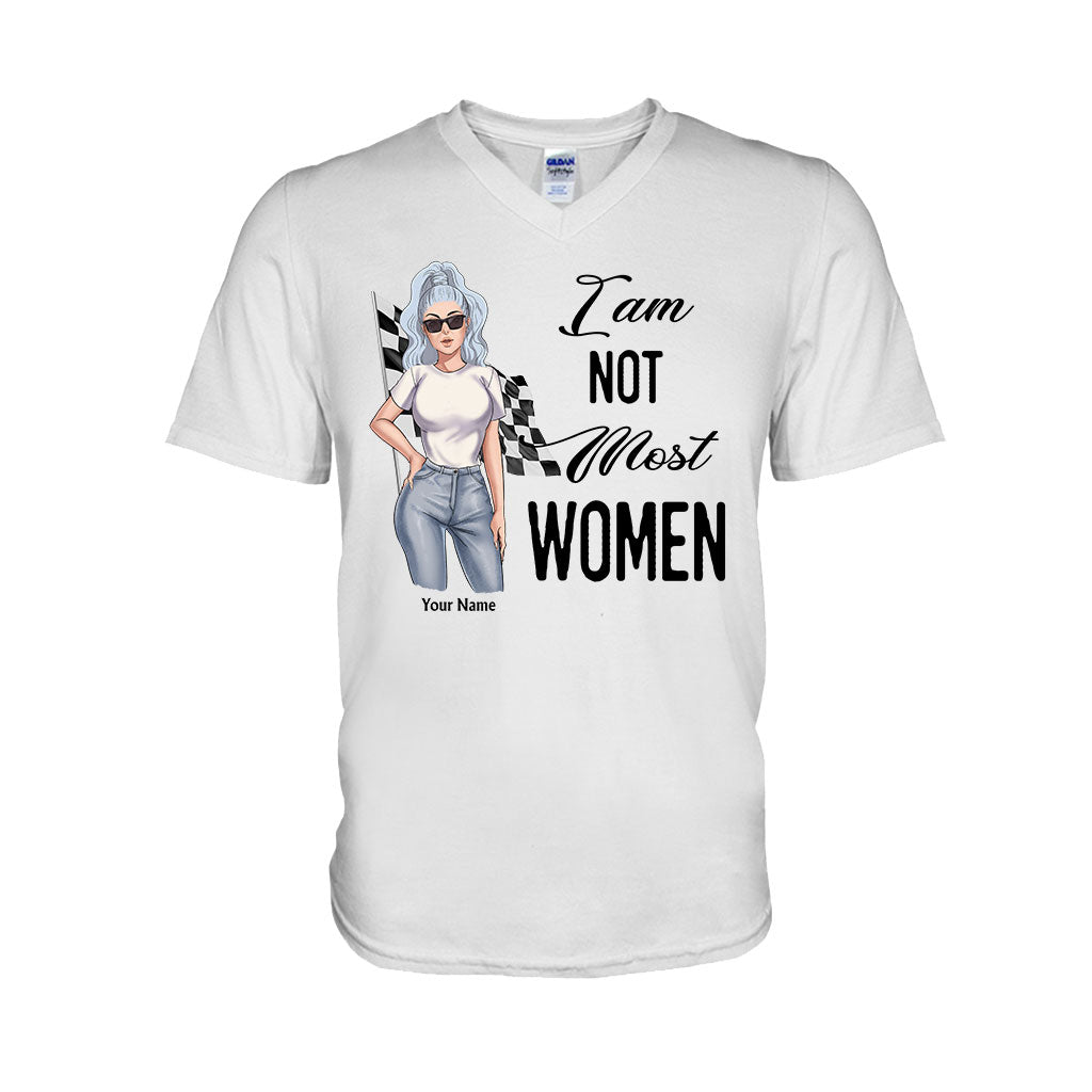 I'm Not Most Women - Personalized Racing T-shirt and Hoodie