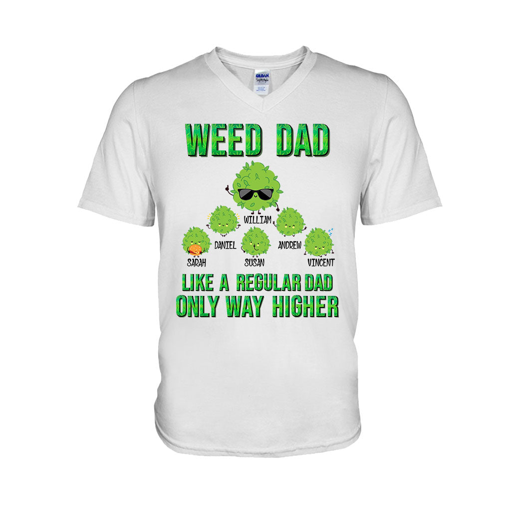 Papa Défoncé - T-shirt et sweat à capuche personnalisés sur le thème du cannabis
