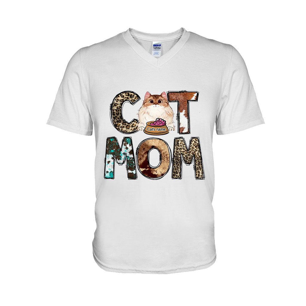 Maman Chat - T-shirt et sweat à capuche personnalisés pour la fête des mères et la fête des pères