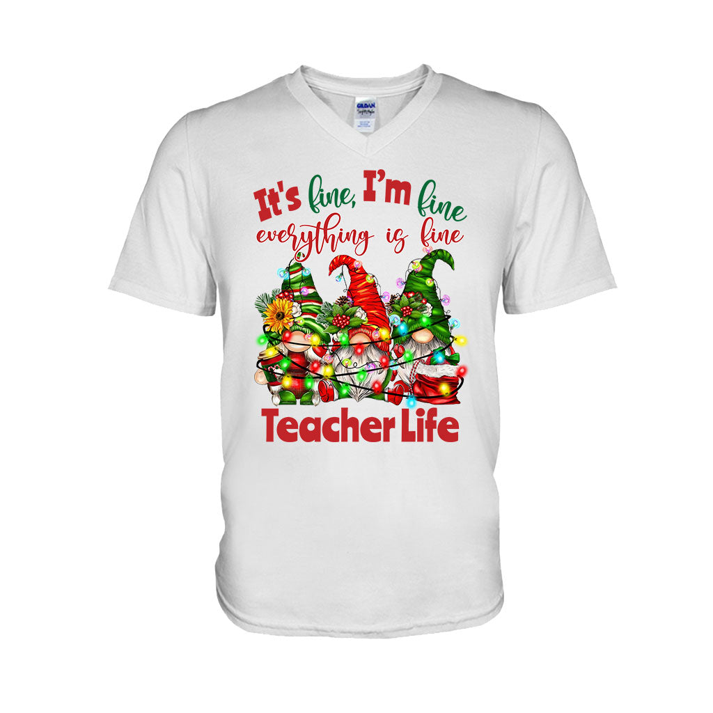 Tout va bien, je vais bien, tout va bien - T-shirt et sweat à capuche personnalisés pour enseignants