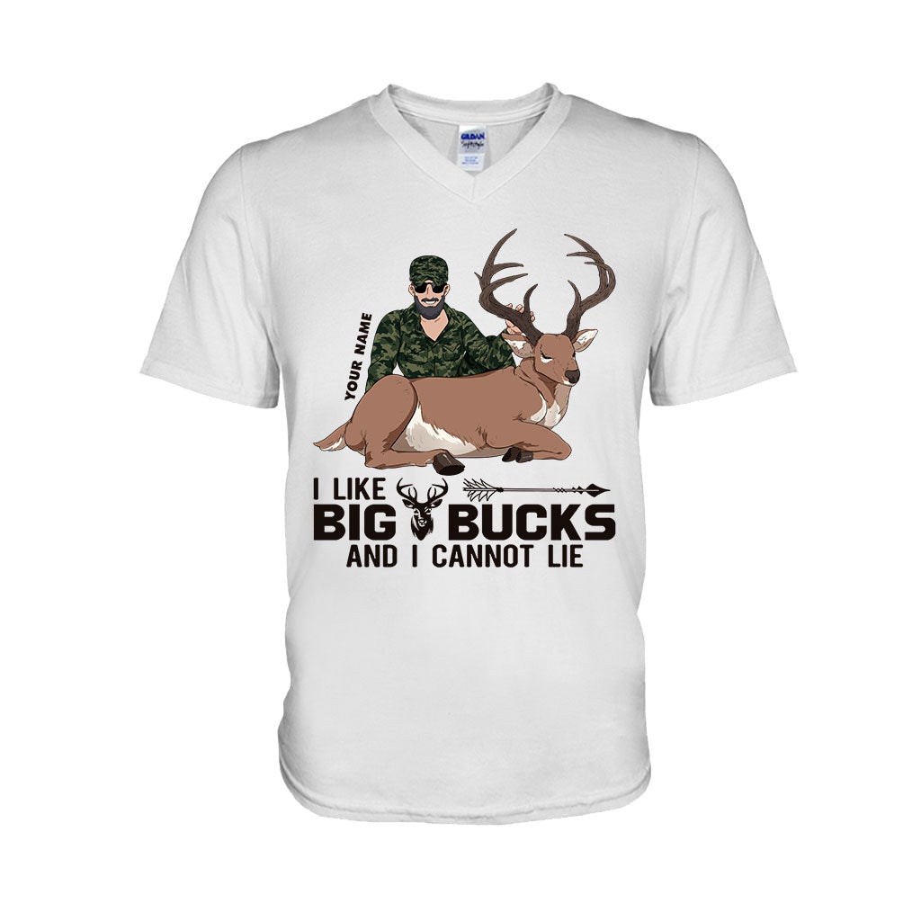 J'aime les gros cerfs - T-shirt et sweat à capuche de chasse personnalisés