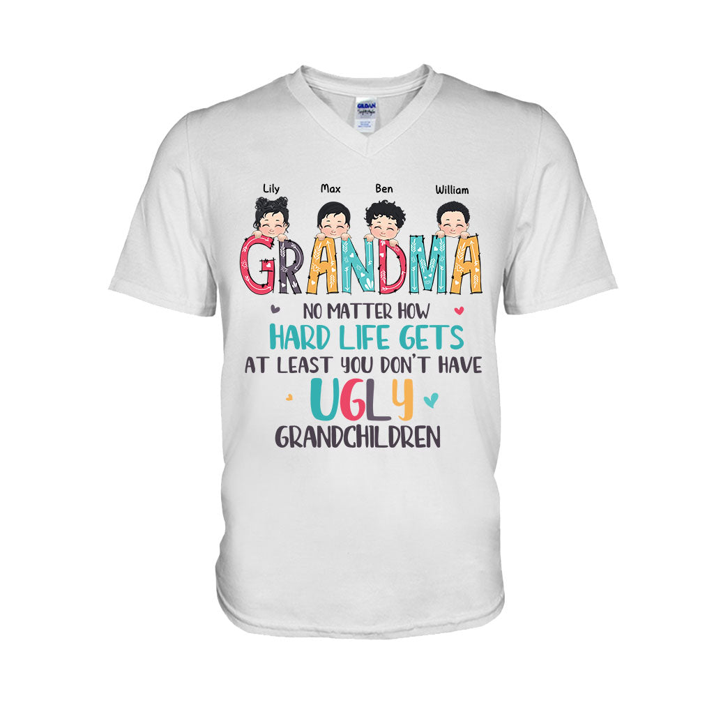 Peu importe les difficultés de la vie - T-shirt et sweat à capuche personnalisés pour la fête des mères et pour grand-mère