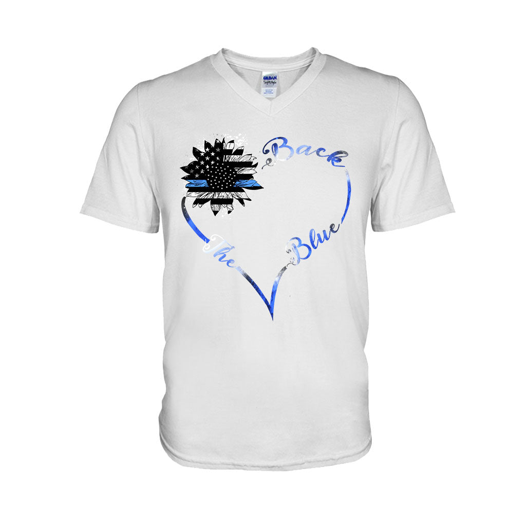 Ligne bleue - T-shirt et sweat à capuche pour policier 062021