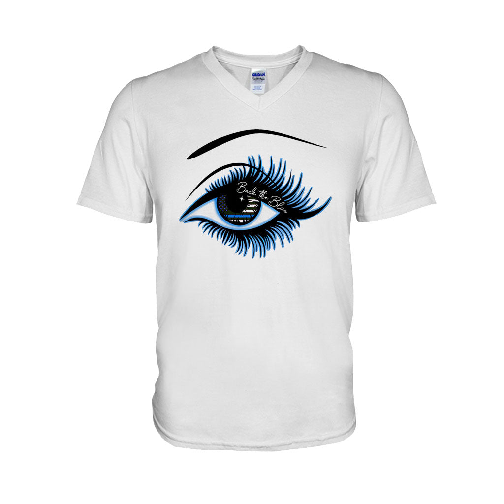 T-shirt et sweat à capuche Blue Line Eye - Policier 062021