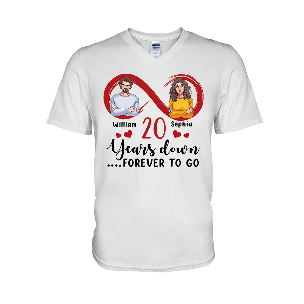 Pour toujours ensemble - T-shirt et sweat à capuche personnalisés pour couples
