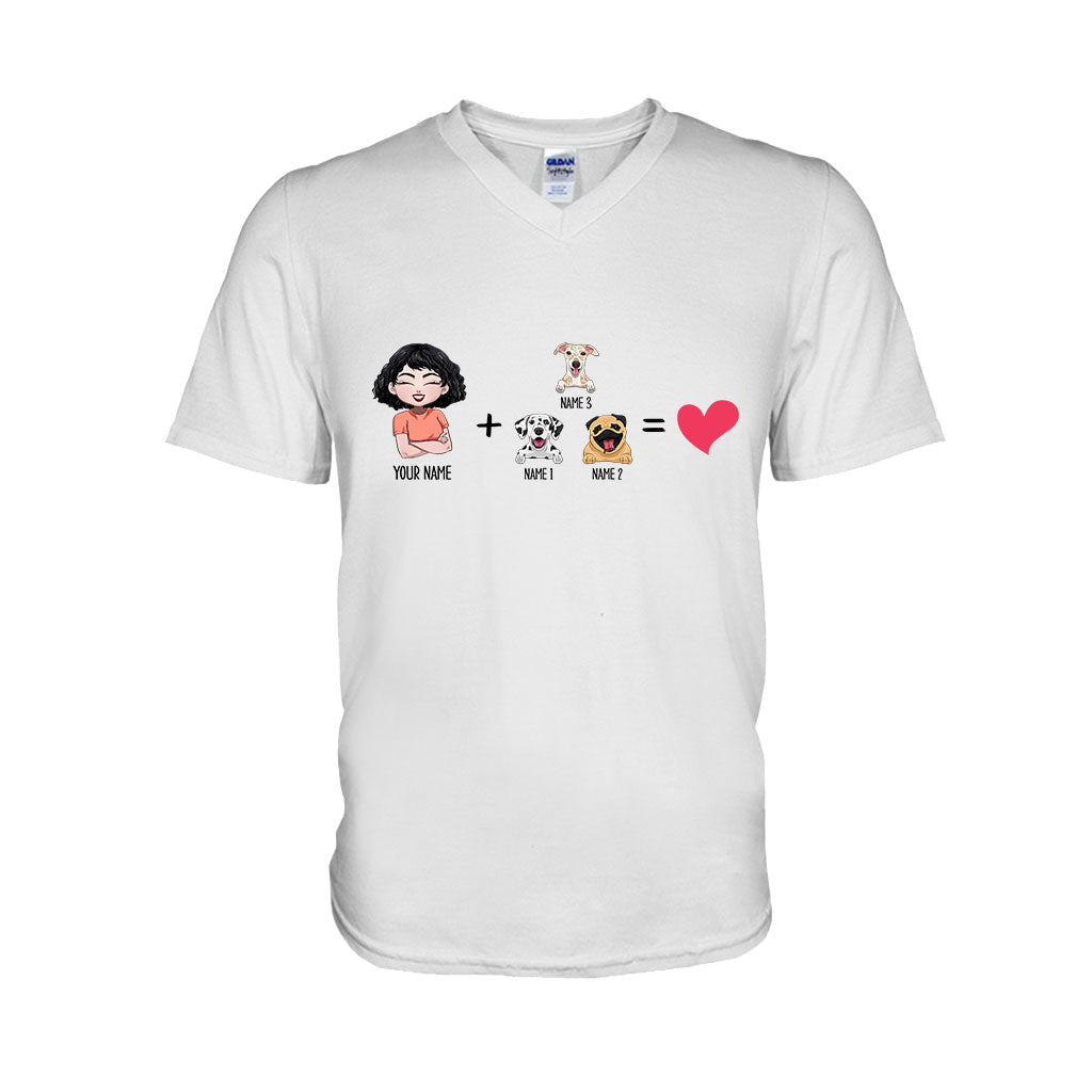 Moi avec les chiens - T-shirt et sweat à capuche personnalisés pour chiens