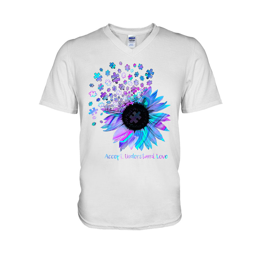 Accept Understand Love - Autism Awareness T-shirt And Hoodie 062021