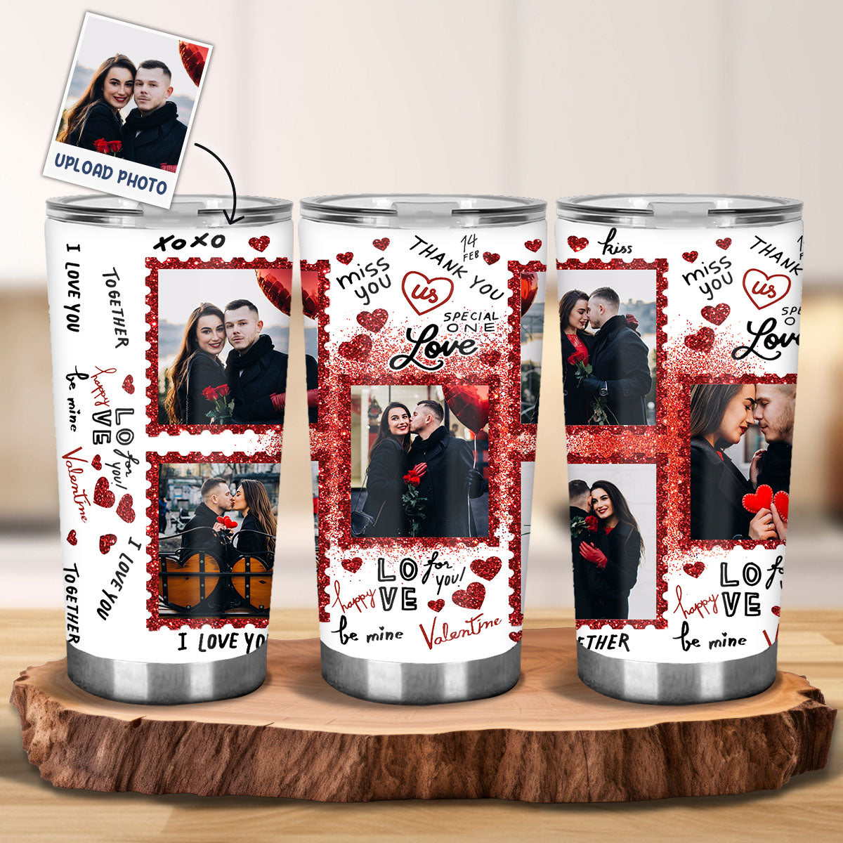 Sois ma/mon Valentin(e) - Gobelet personnalisé pour couple