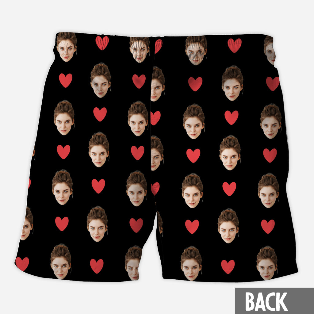 J'aime ma copine canon - Maillot de bain triangle personnalisé pour couple et short pour homme