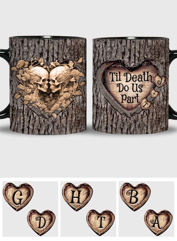 Jusqu'à ce que la mort nous sépare - Mug personnalisé pour couple