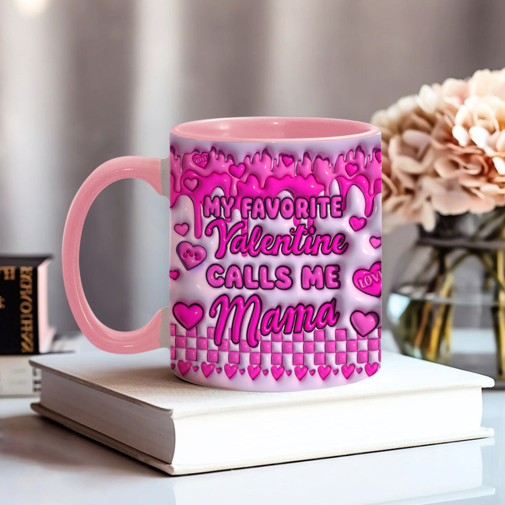 Mon Valentin m'appelle Maman - Mug personnalisé pour maman