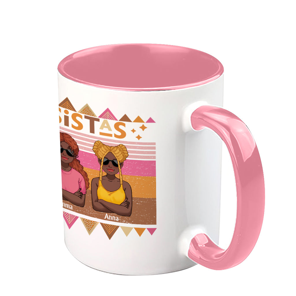 Black Girl Magic - Personalized African American Accent Mug