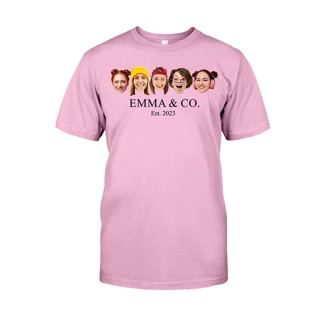 Besties & Co. Face Custom - T-shirt et sweat à capuche personnalisés pour meilleures amies