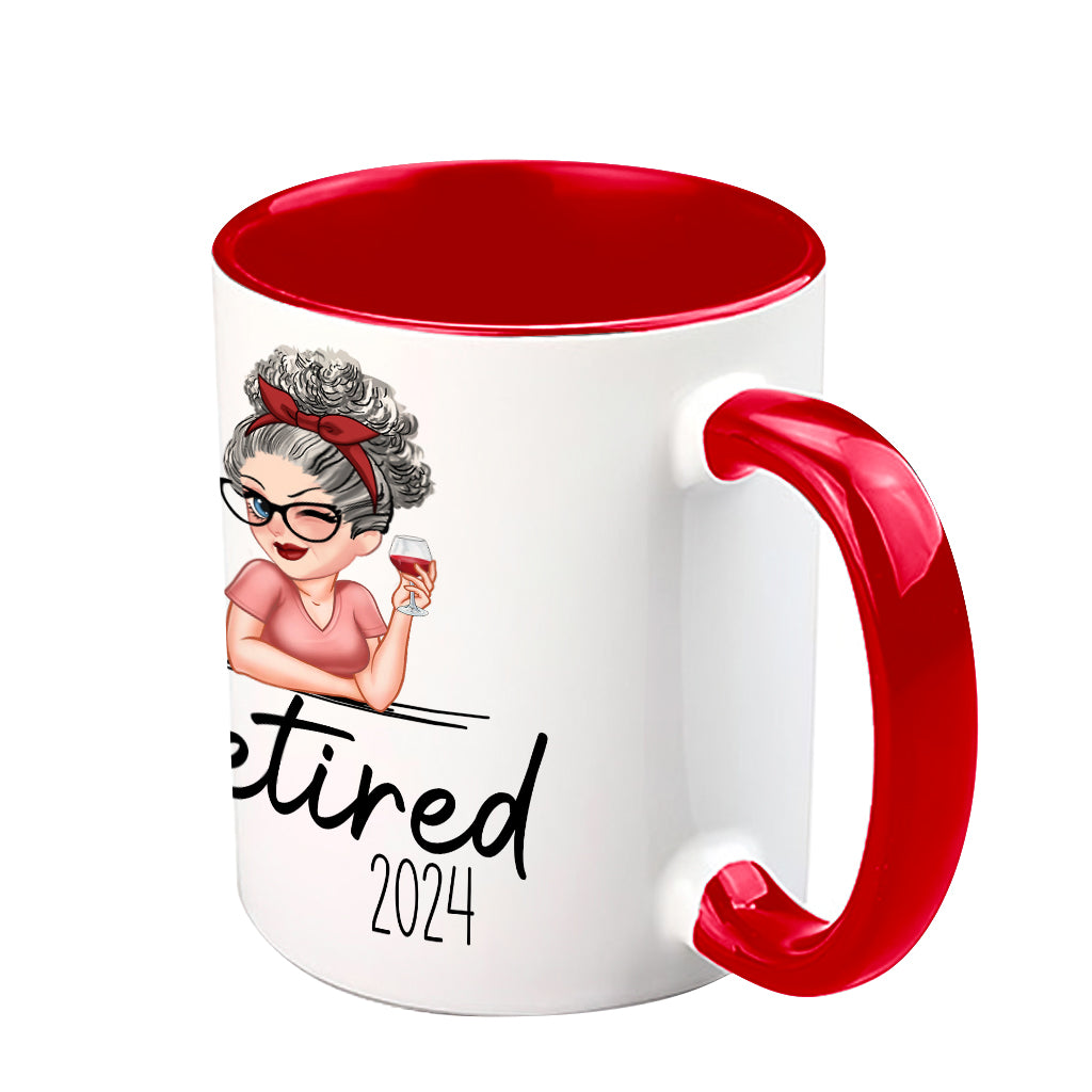 Une femme sage a dit un jour - Mug personnalisé pour retraités