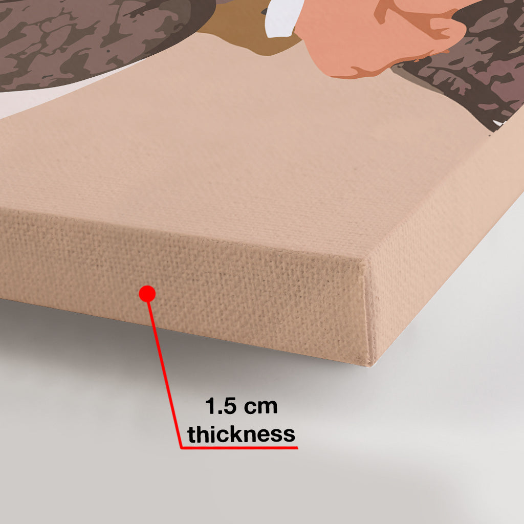 Photo 2D personnalisée - Toile et affiche personnalisées pour couples