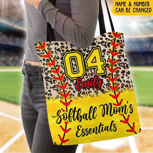 Indispensables pour les mamans de joueuses de softball - Sac fourre-tout de softball personnalisé