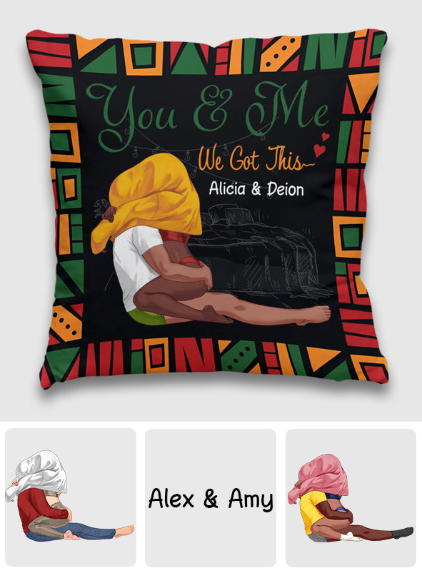 On gère ça - Coussin décoratif personnalisé pour couple