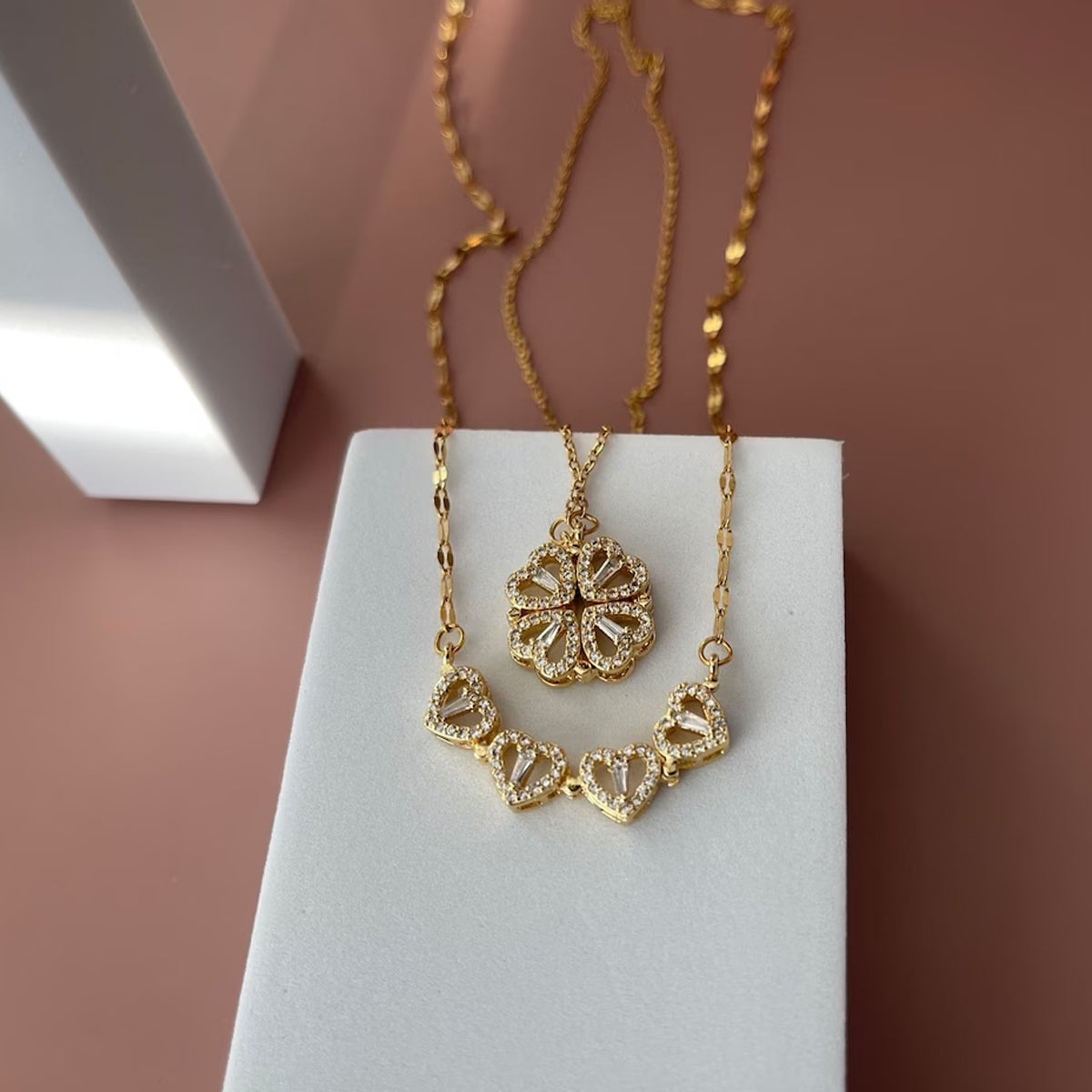 Collier trèfle à quatre feuilles - Collier trèfle à quatre feuilles