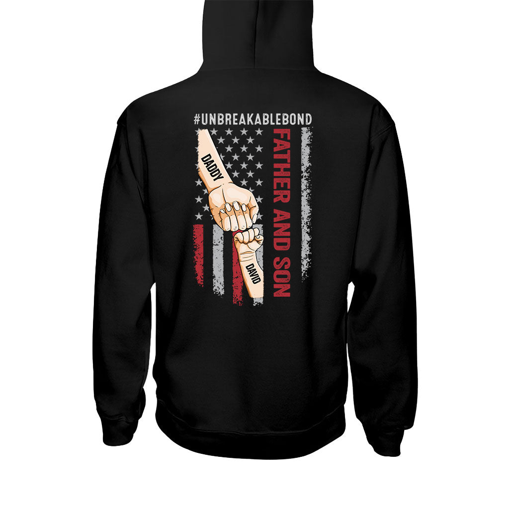 Père Fils Bon Incassable - T-shirt et sweat à capuche personnalisés pour papa