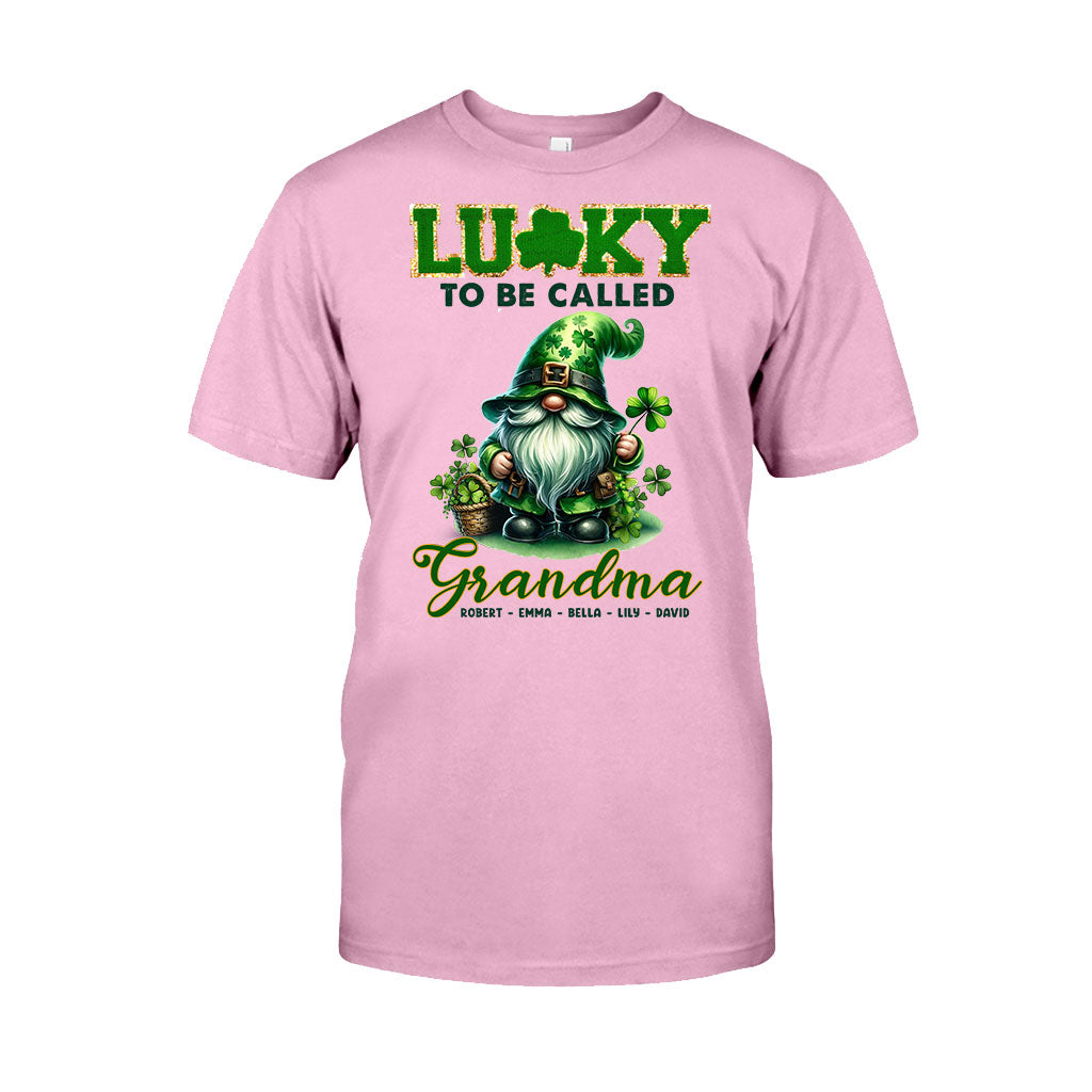 Lucky To Be Called Nana/ Mimi... - Personalized Grandma T-shirt And Hoodie