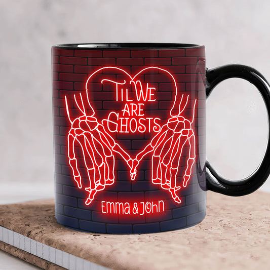 Jusqu'à ce que nous soyons fantômes - Mug personnalisé pour couple