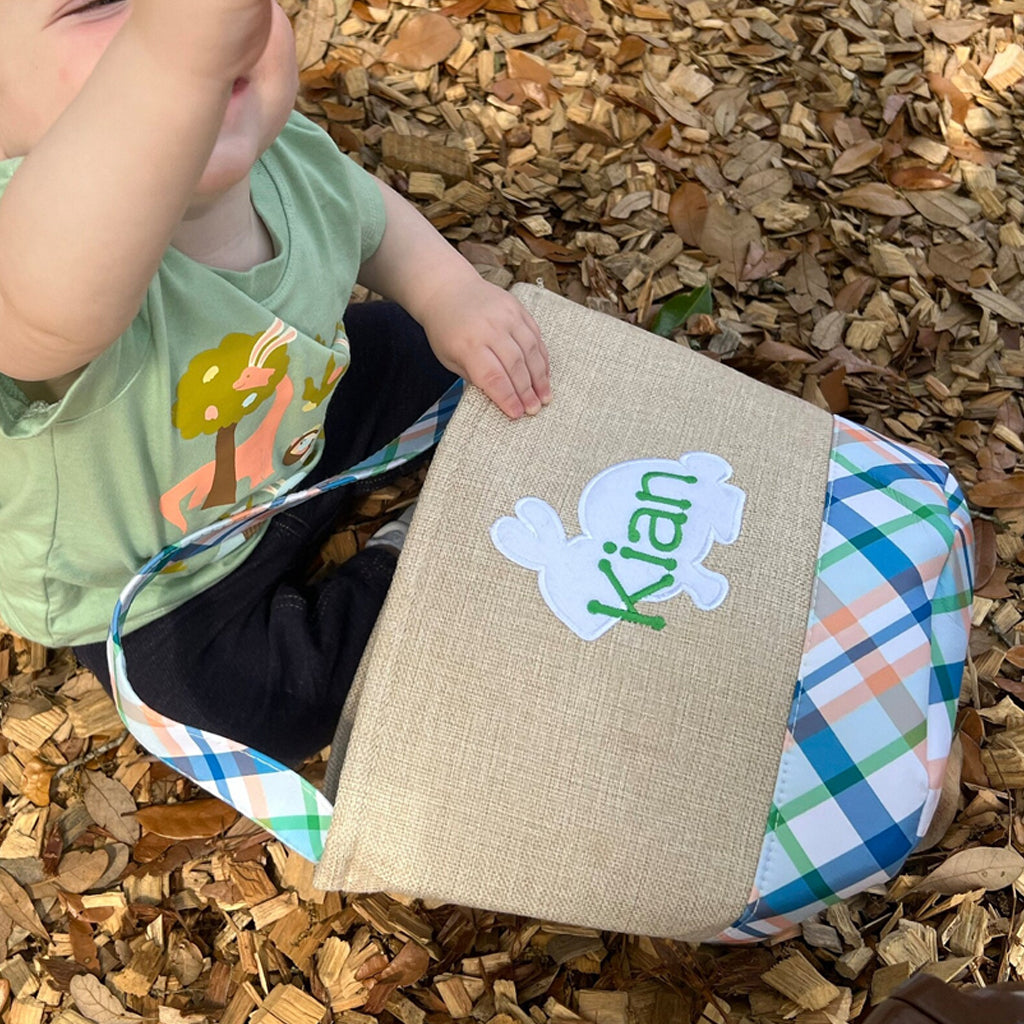 Seau de Pâques personnalisé avec nom - Seau de Pâques personnalisé pour le jour de Pâques