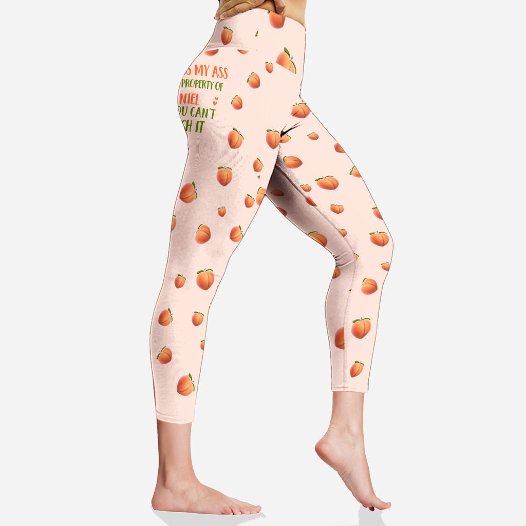 Vous ne pouvez pas y toucher - Leggings personnalisés pour couples