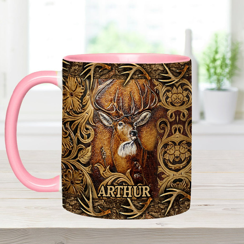 Saison de la chasse au cerf - Mug personnalisé sur le thème de la chasse