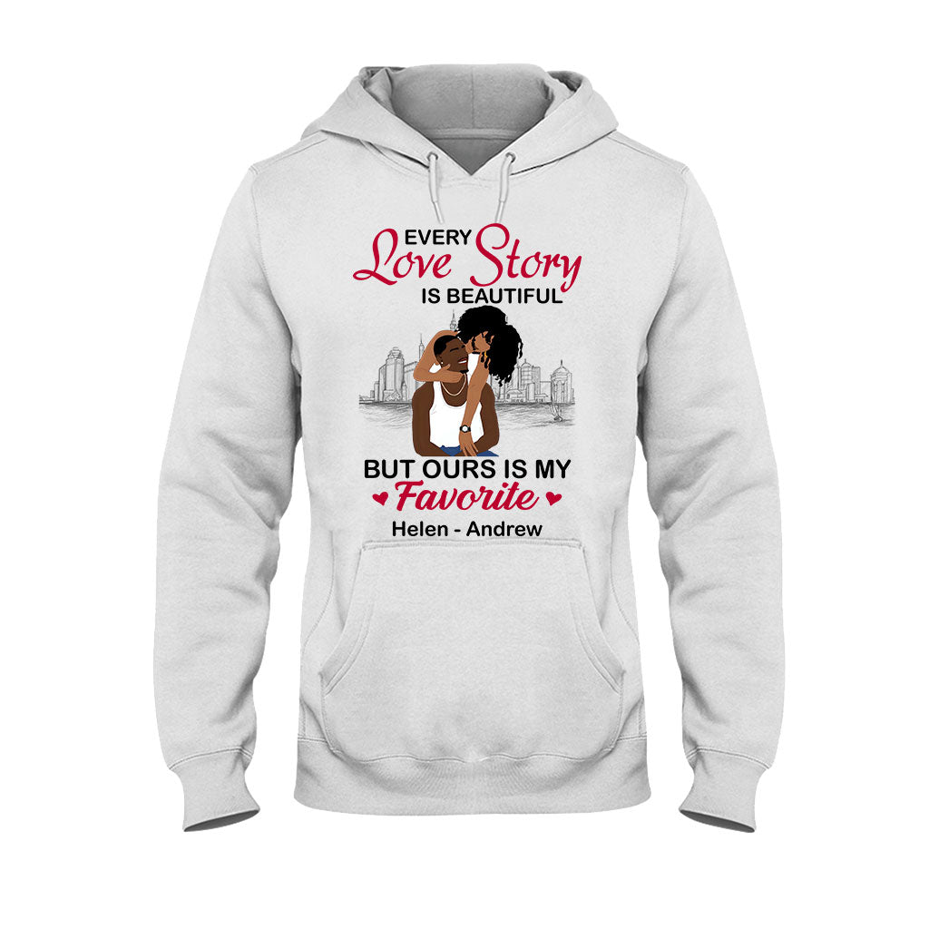 Our Story Is My Favorite - Personalized African American T-shirt And Hoodie