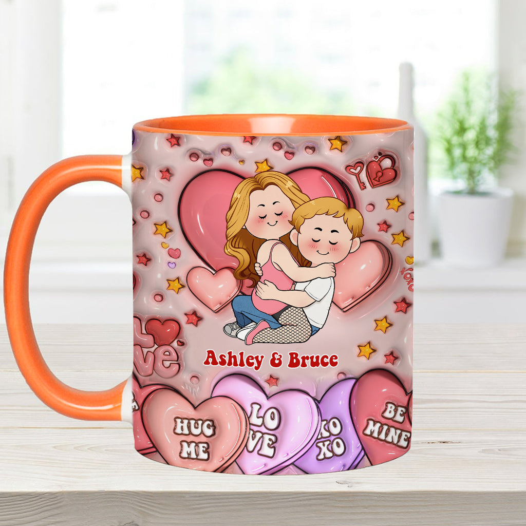 Je t'aime - Mug personnalisé pour couple