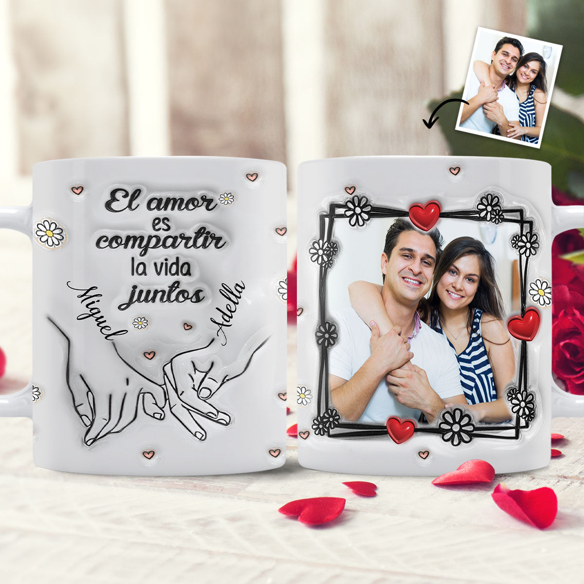 Eres El Amor De Mi Vida - Tasse de couple personnalisée