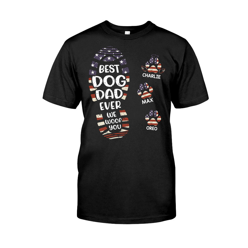 Bonne fête des pères au meilleur papa chien/chat ! T-shirt et sweat à capuche personnalisés pour papa.