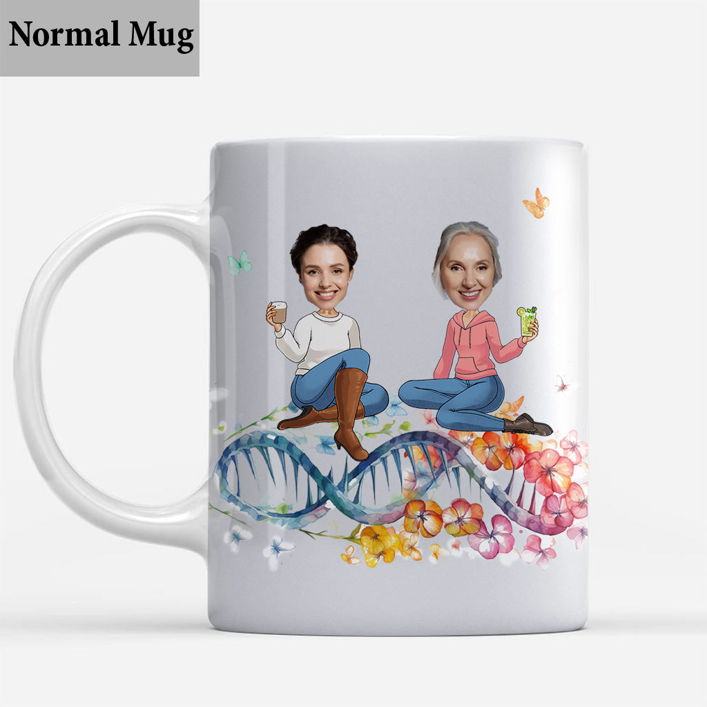 Merci pour les gènes - Mug personnalisé pour maman