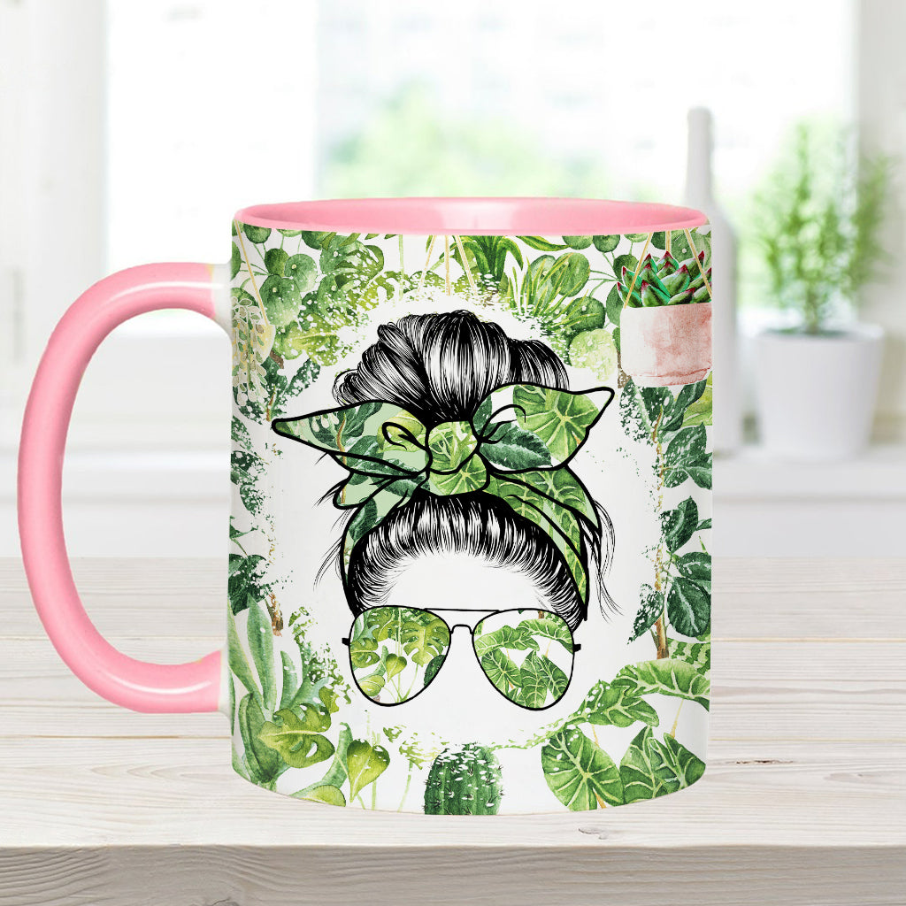 Je suis passionné(e) de plantes, quel que soit votre nom - Mug personnalisé pour les amoureux du jardinage