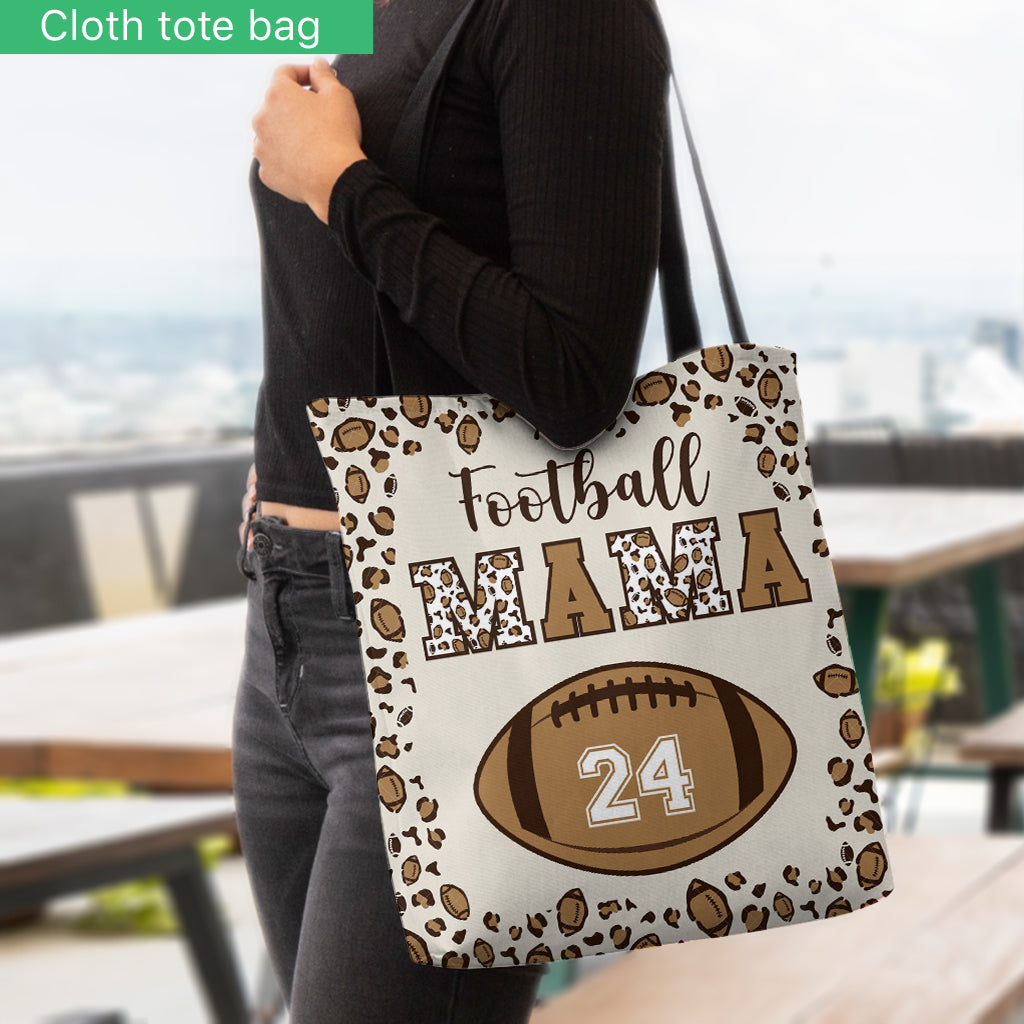 Maman de footballeur - Sac fourre-tout de football personnalisé