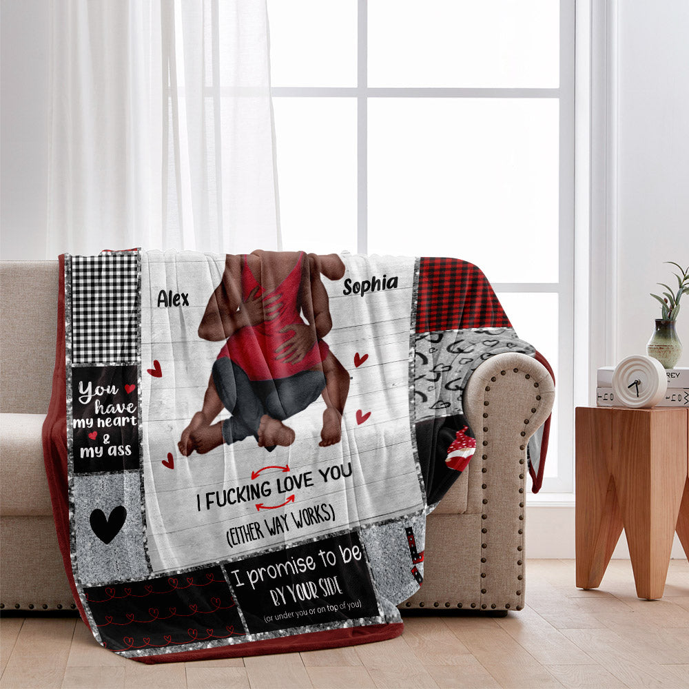 Je t'aime - Couverture afro-américaine personnalisée