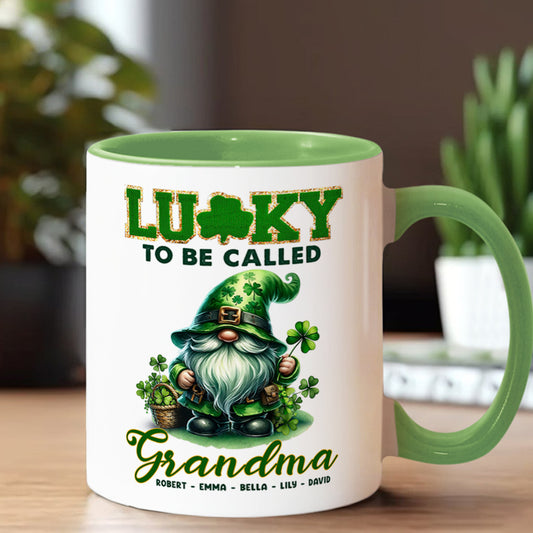Heureuse d'être appelée Nana/Mimi... - Mug personnalisé pour grand-mère