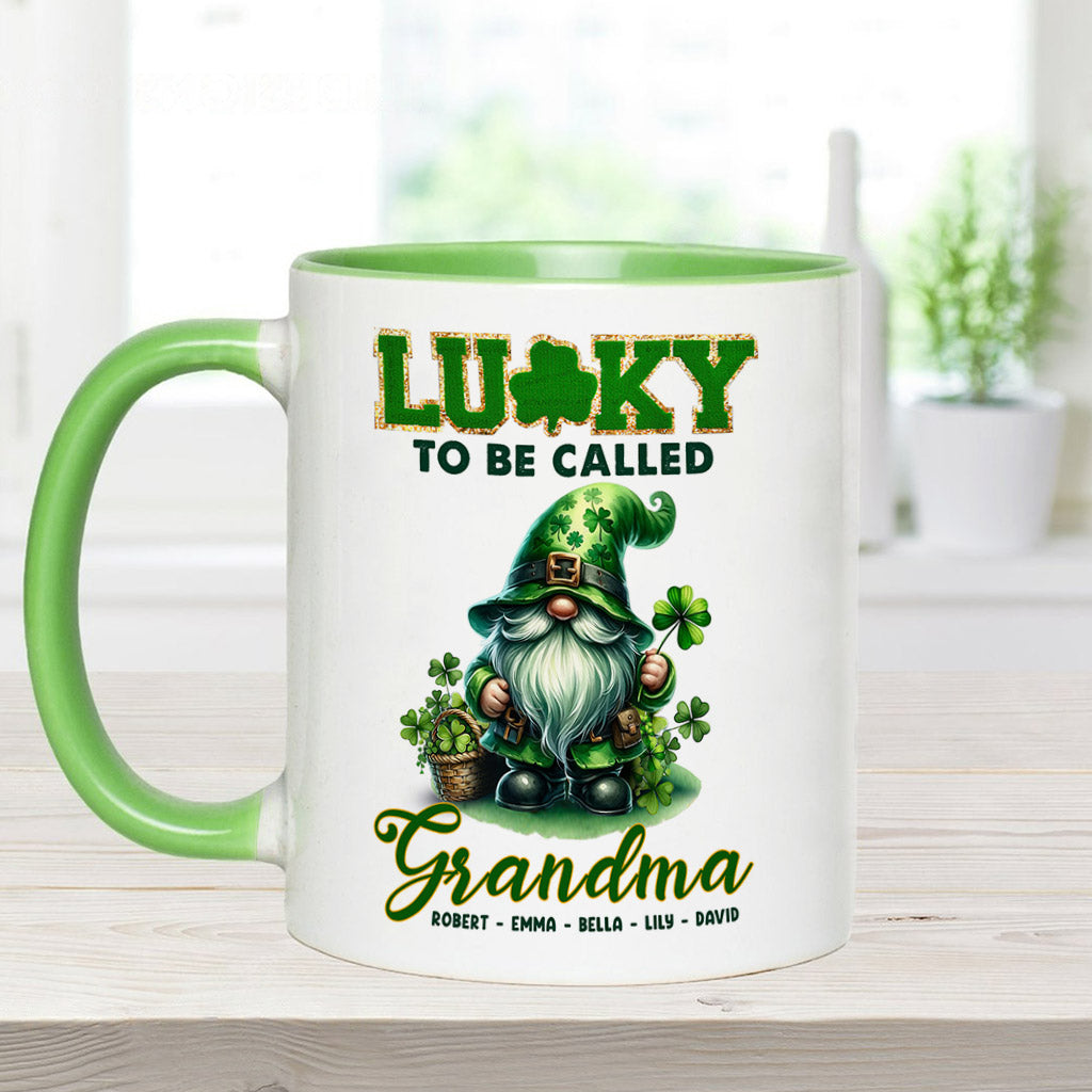 Heureuse d'être appelée Nana/Mimi... - Mug personnalisé pour grand-mère