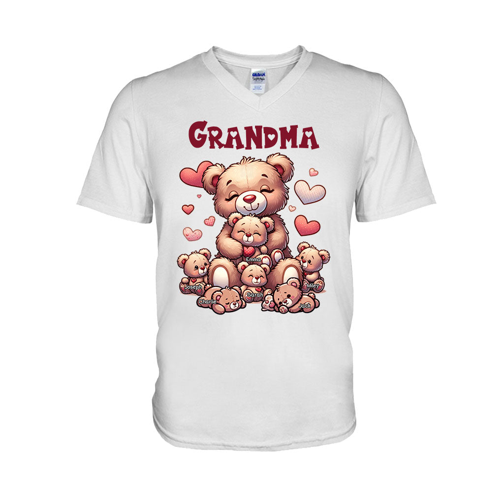 Grand-mère Ours - T-shirt et sweat à capuche personnalisés pour grand-mère