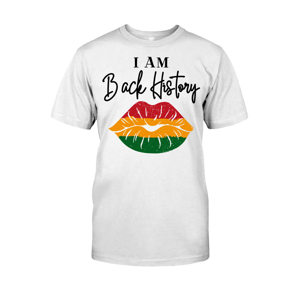 Je suis l'histoire des Noirs - T-shirt et sweat à capuche personnalisés pour Afro-Américains