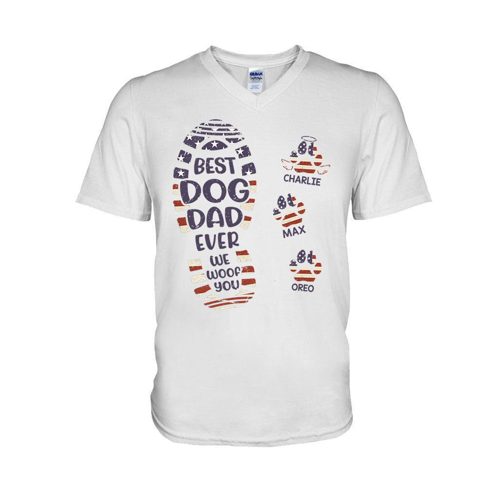 Bonne fête des pères au meilleur papa chien/chat ! T-shirt et sweat à capuche personnalisés pour papa.